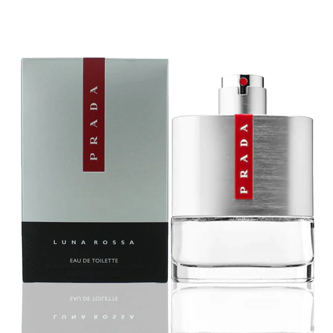 Prada Luna Rossa Men's Perfume/Cologne For Men Eau De Toilette 1.7 oz / 3.4 oz / 5.0 oz / Gift Set 3.4 oz Edt - Image 4